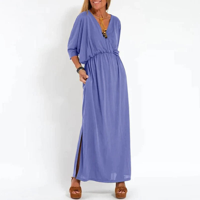 Lucia - Long Summer Dress Made of Cotton