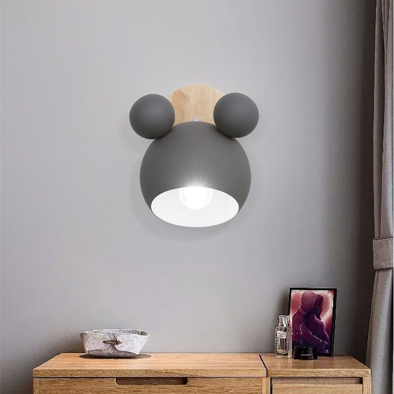 Mouse Ear Wall Lights in Vibrant Colors