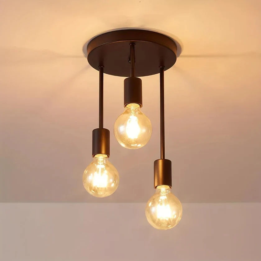 RetroLuxe - 3 Head Vintage Pendant Light