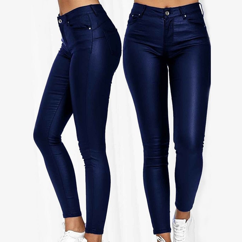 Sofie Comfortable Women's Full-Length Trousers with Elastic Waistband
